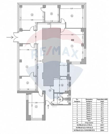 Spațiu comercial, de 230 mp, în Ultracentral