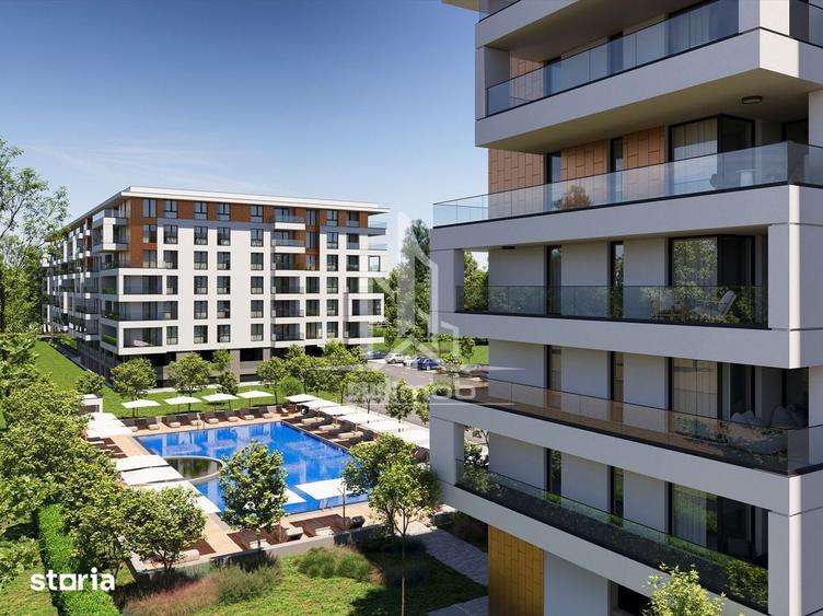 Apartament 3 camere open space 2 bai Sky Garden. - 2