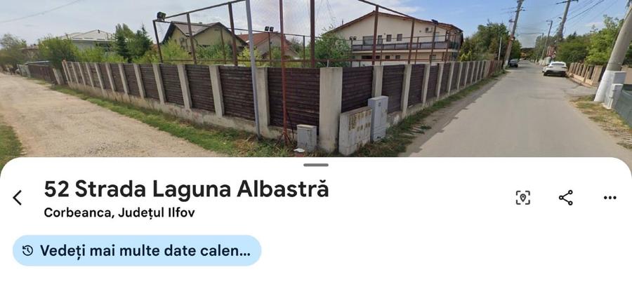 Teren Construcții intravilan de 1070 mp, în Corbeanca