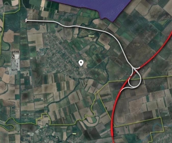 Teren de 1656 mp, în Pădureni