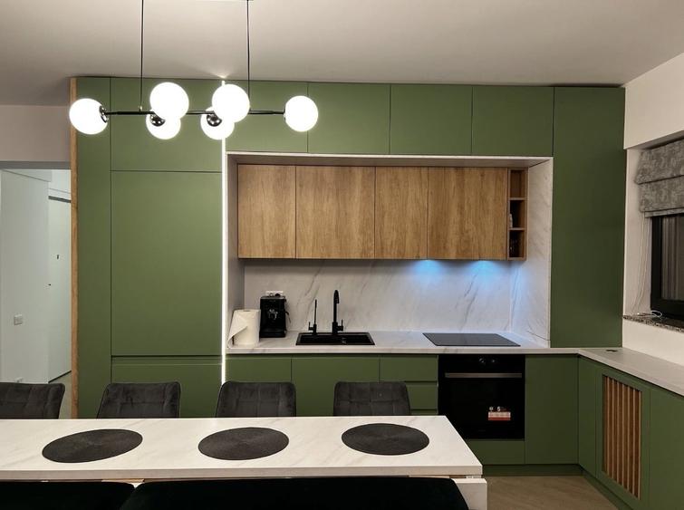 Apartament cu 3 camere decomandat, mobilat în Mihai Bravu