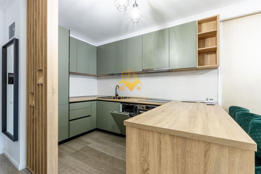 Apartament cu 2 camere semidecomandat, mobilat în Plopilor