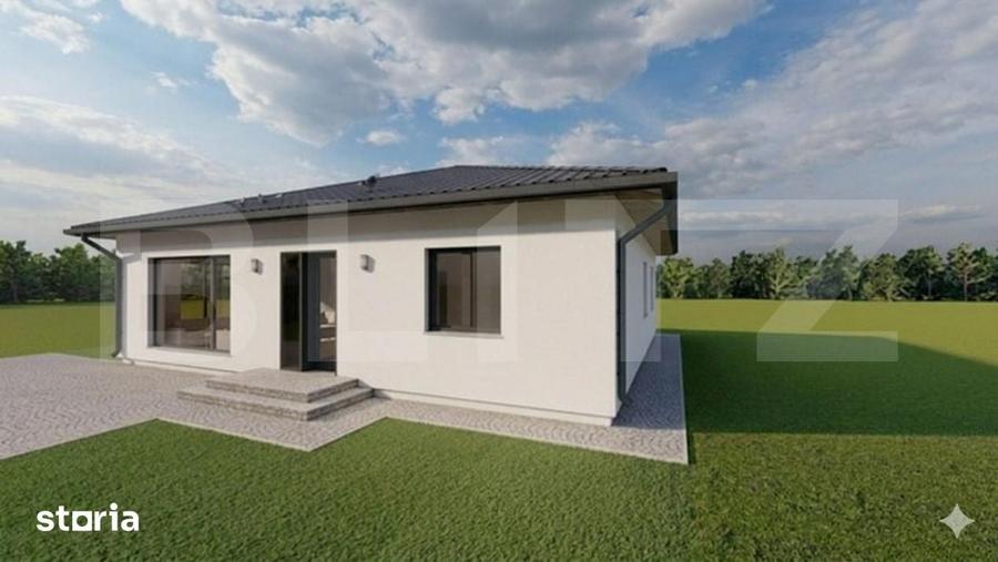 Casă cu 4 camere cu Teren 500 Mp în Central