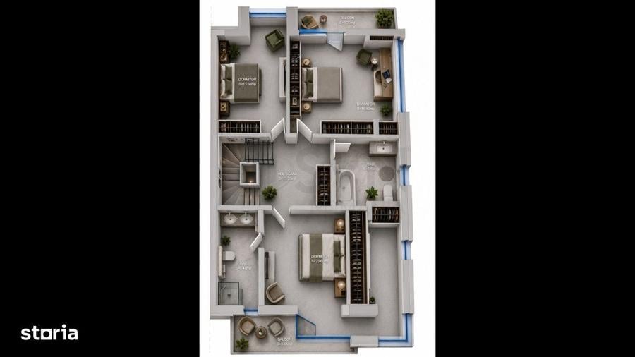 Casă cu 4 camere cu Teren 239 Mp în Central