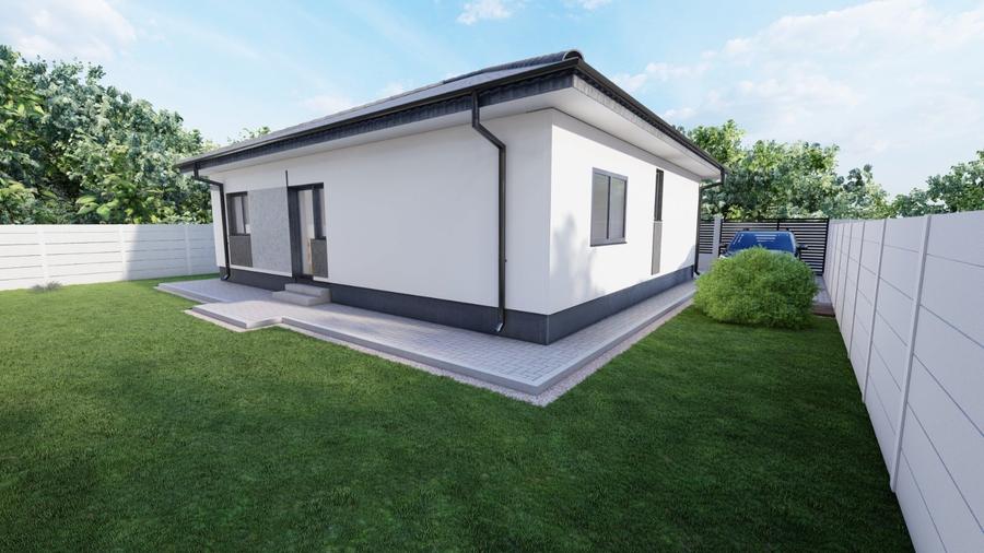 Casă individuală cu 4 camere cu Teren 335 Mp în Țegheș