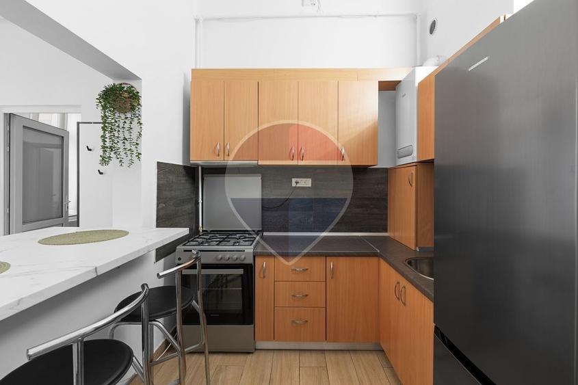 Apartament cu 2 camere decomandat, mobilat în Podgoria