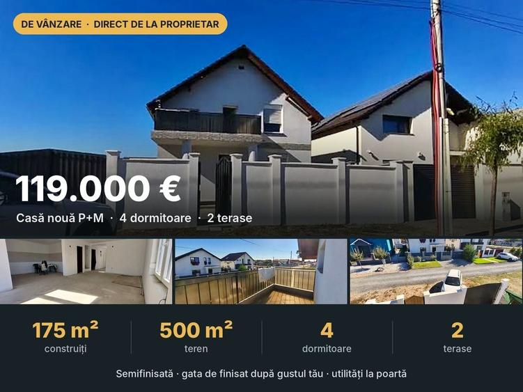 Casă cu 4 camere în Vladimirescu