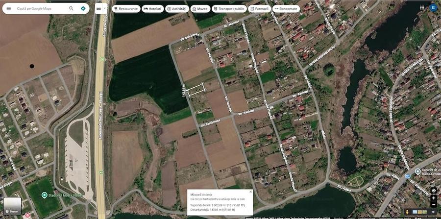 Teren de 1000 mp, în Moara Vlăsiei