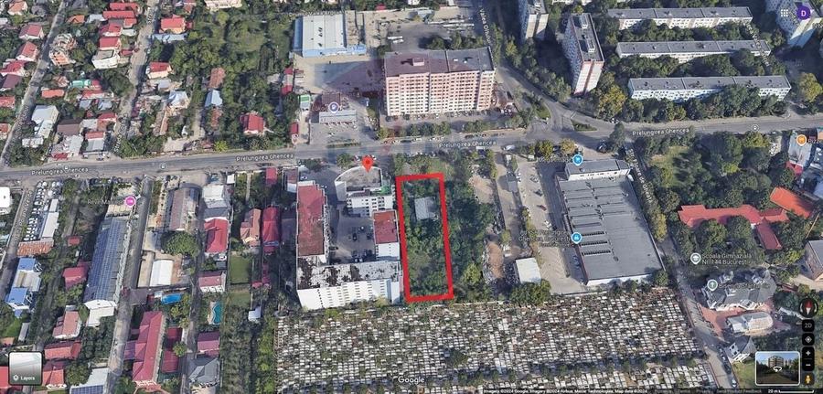 Teren Construcții intravilan de 1773 mp, în Prelungirea Ghencea