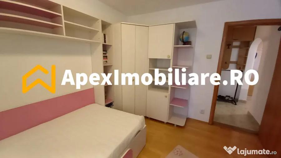 Apartament cu 3 camere semidecomandat, mobilat în Iancului