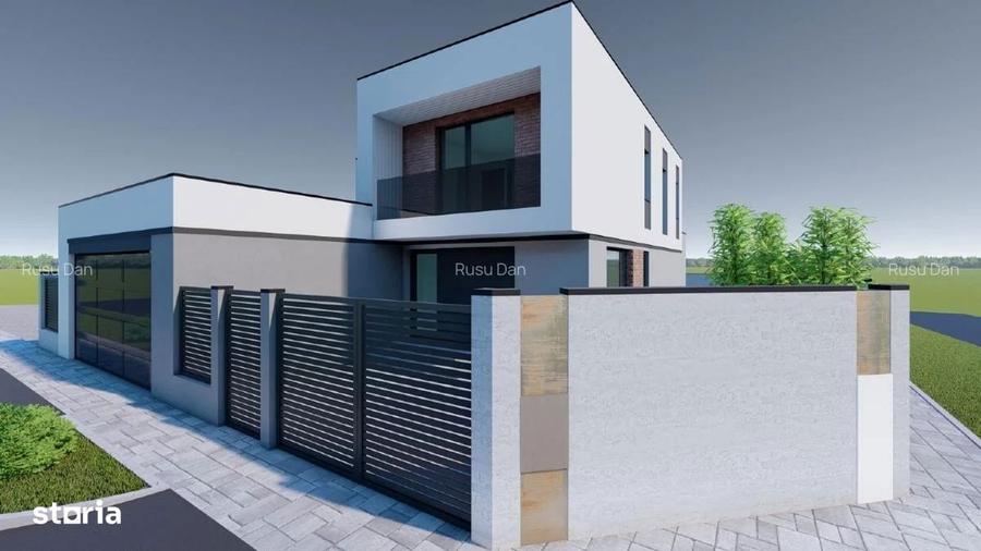 O casa construita la superlativ teren 712 mp, piscina. - 1
