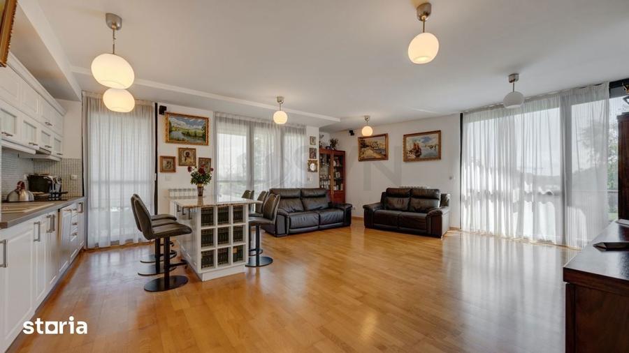 Apartament spatios Sisesti cu vedere la Lac - 9