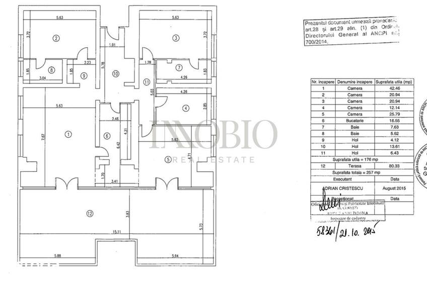 Apartament cu 4 camere în Pipera