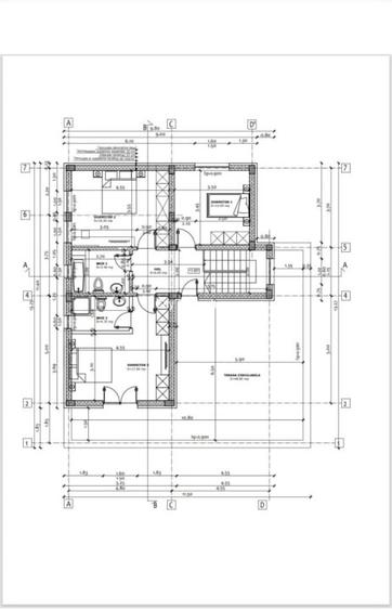 Casă individuală cu 4 camere cu Teren 515 Mp în Exterior Nord