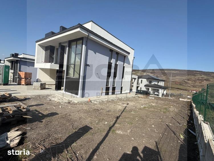 Casa individuala de lux, 119mp, teren 600mp, panoramic, Popesti - 15