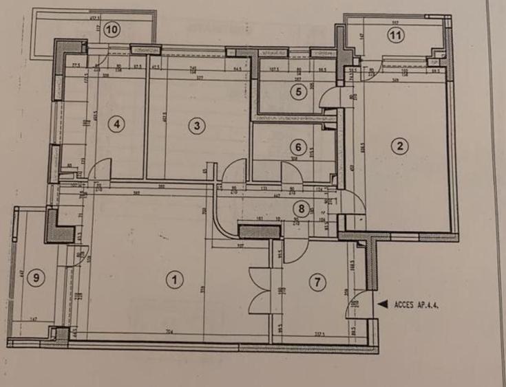 Apartament cu 3 camere decomandat, mobilat în Herăstrău