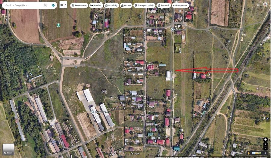 Teren Construcții intravilan de 566 mp, în Exterior Vest