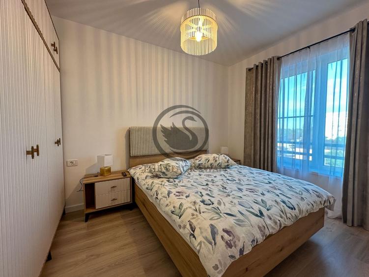 Apartament cu 2 camere semidecomandat, mobilat în Nord
