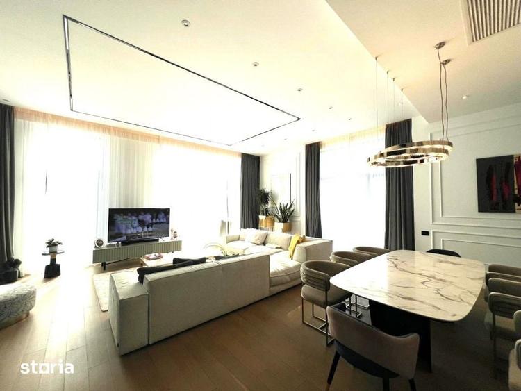 Apartament cu 4 camere, mobilat în Herăstrău