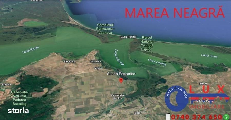 ID 6675 EXCLUSIVITATE - Teren cu casa in Sat Lunca- DELTA DUNARII - 6