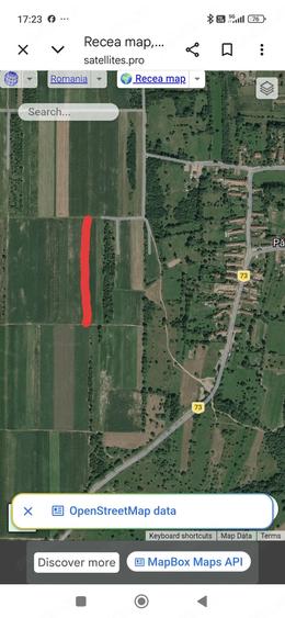 Teren de 4500 mp, în Recea
