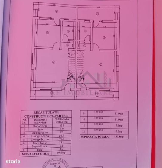 Zona Visani, vila P+1 tip duplex, su-100mp t-200mptoate utilitatile - 17