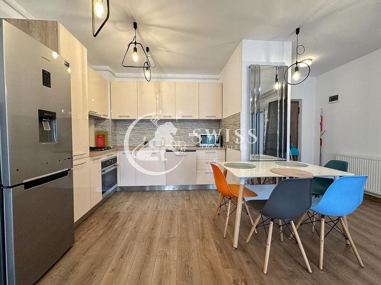 Apartament cu 2 camere semidecomandat, mobilat în Bună Ziua