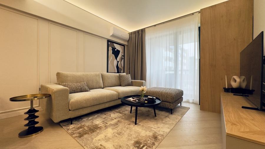 Apartament cu 3 camere decomandat, mobilat în Pipera — fotografia 3