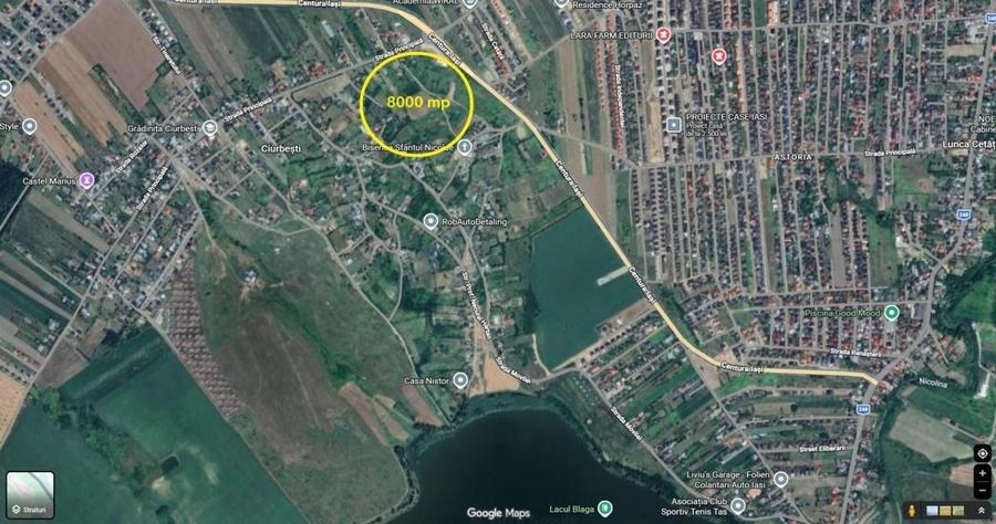 Teren Construcții intravilan de 8000 mp, în Ciurbești