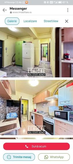 Apartament cu 2 camere decomandat în Sud