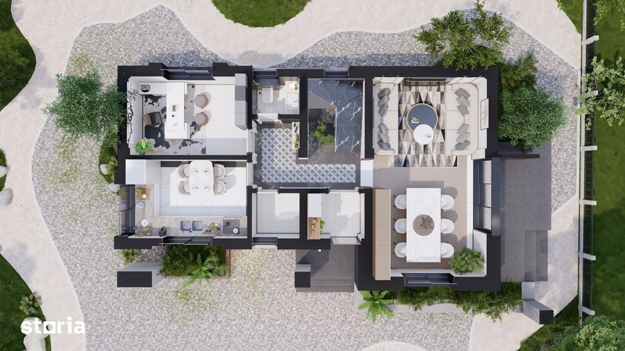 Casă cu 5 camere cu Teren 378 Mp în Corbeanca