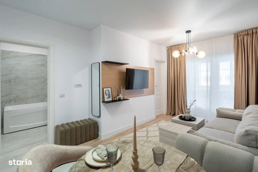 Apartament cu 2 camere decomandat în Rudeni