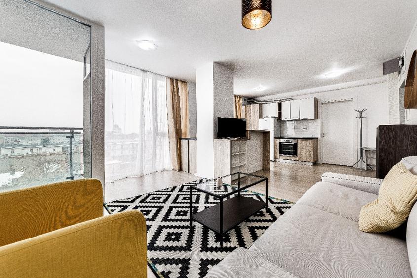 Apartament cu 2 camere semidecomandat în Ultracentral