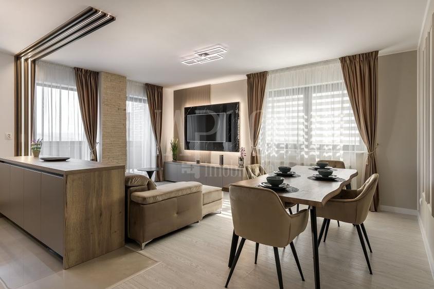 Apartament cu 4 camere semidecomandat, mobilat în Zorilor