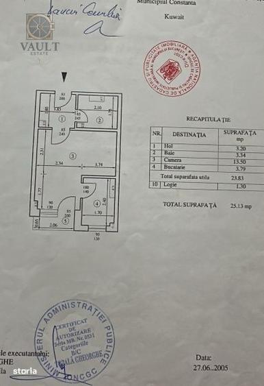 Garsonieră decomandată, mobilată în Rahova