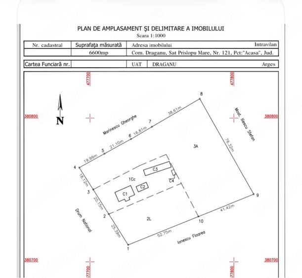 Teren de 6600 mp, în Drăganu