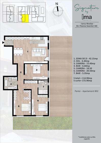 Apartament cu 4 camere în Pipera
