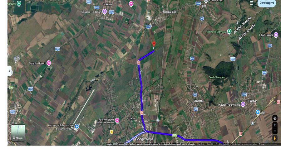 Teren Construcții intravilan de 30500 mp, în Exterior Nord
