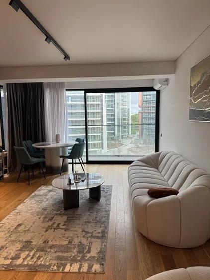 Apartament cu 2 camere semidecomandat, mobilat în Pipera