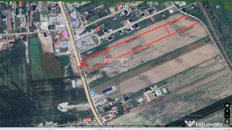Teren de 27223 mp, în Est