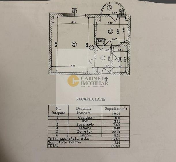 Apartament cu 1 camera I Etaj intermediar I Decebal -Muncii I 1994 - 8