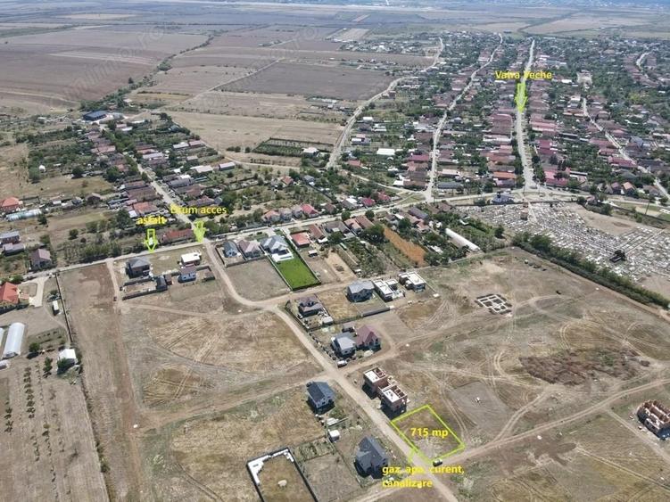 Teren Construcții intravilan de 715 mp, în Moșnița Nouă