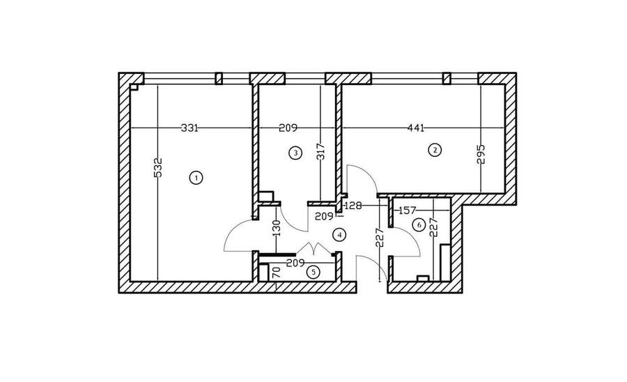 Apartament cu 2 camere decomandat în Ferdinand