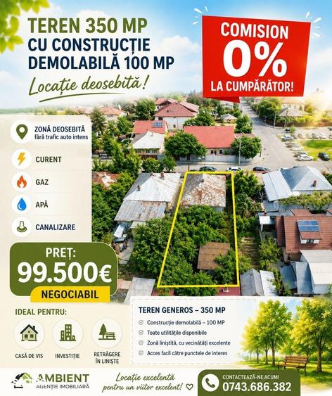 CASA individuala cu teren 350 mp, VASLUI - zona COPOU; - 1