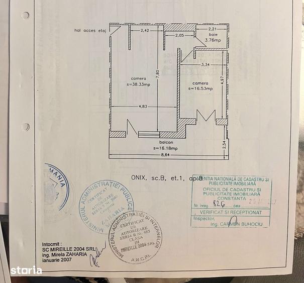Apartament cu 2 camere în Central