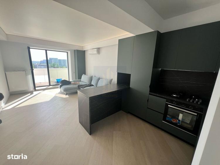 Apartament cu 2 camere semidecomandat, mobilat în Pipera — fotografia 2