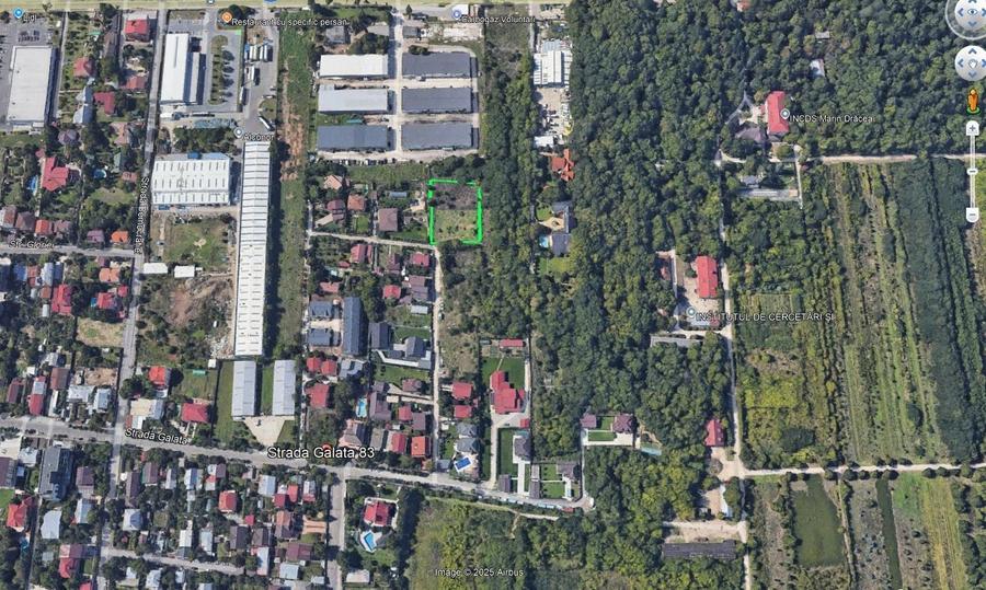 Teren Construcții intravilan de 523 mp, în Est