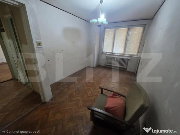 Apartament cu 3 camere decomandat în Tudor