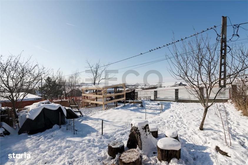 Casă cu 2 camere cu Teren 1600 Mp în Cetariu