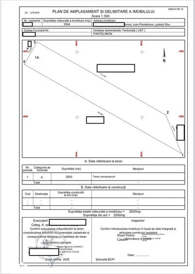 Pantelimon - Centura Bucuresti, teren 2500mp, D20ml, intravilan conf N - 1